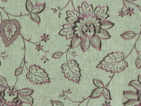 无缝刺绣花纹布