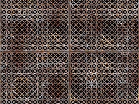 穿孔金属板 洞洞板 镂空金属板 金属网镂空屏风隔断篦子出风口