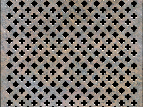  穿孔金属板 洞洞板 镂空金属板 金属网镂空屏风隔断篦子出风口 