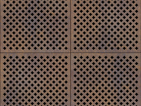 穿孔金属板 洞洞板 镂空金属板 金属网镂空屏风隔断篦子出风口