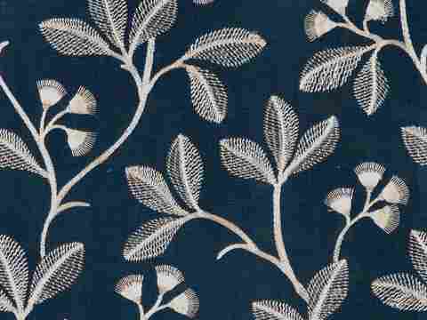 无缝刺绣花纹布