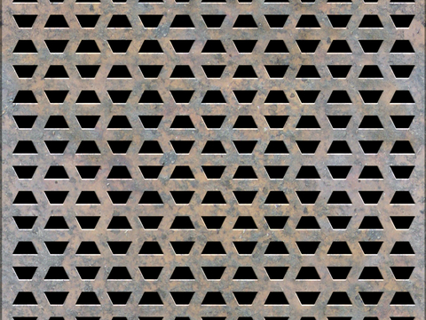 穿孔金属板 洞洞板 镂空金属板 金属网镂空屏风隔断篦子出风口