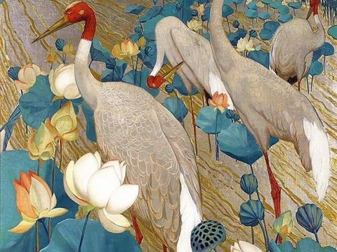 中式屏风、装饰画