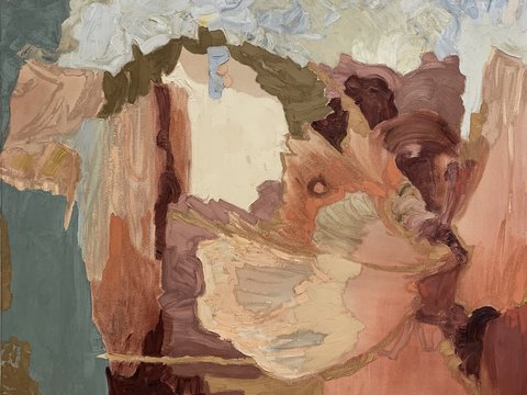 艺术挂画 肌理画