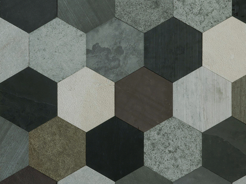  大理石石材 岩石 室外火烧板芝麻黑芝麻灰花岗岩墙地面 广场砖 