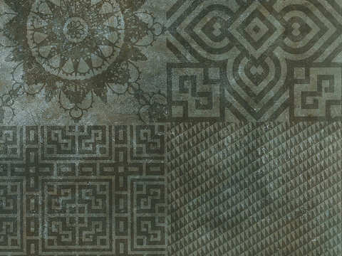 大理石石材 岩石 室外火烧板芝麻黑芝麻灰花岗岩墙地面 广场砖