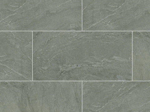 大理石石材 岩石 室外火烧板芝麻黑芝麻灰花岗岩墙地面 广场砖