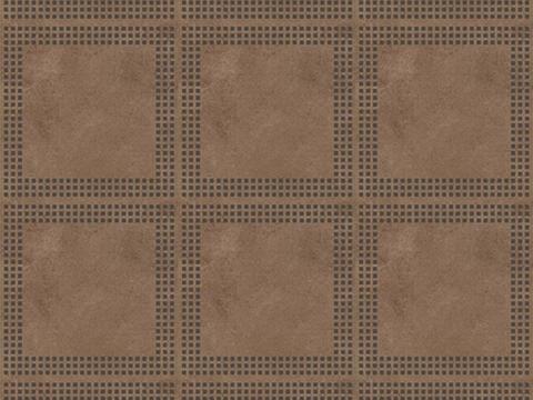 中古风咖啡色花砖