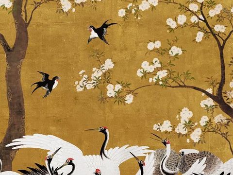 中式屏风、装饰画