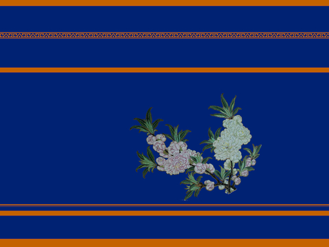 盘子 菜盘 餐盘 古典青花瓷瓷盘图案花纹 陶瓷瓷器花纹