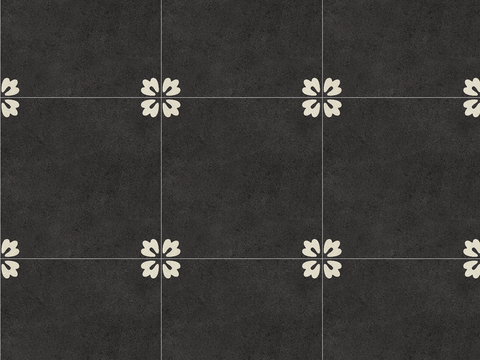 南洋风复古小花砖