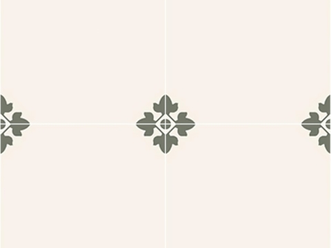 南洋风小花砖复古做旧