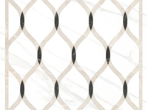 法式复古几何花砖艺术砖贴图