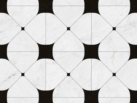 法式轻奢无缝拼花石材 拼花砖贴图