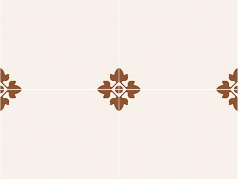 南洋风小花砖复古做旧