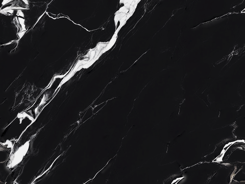 现代轻奢拿破仑黑大理石 黑色奢石大理石