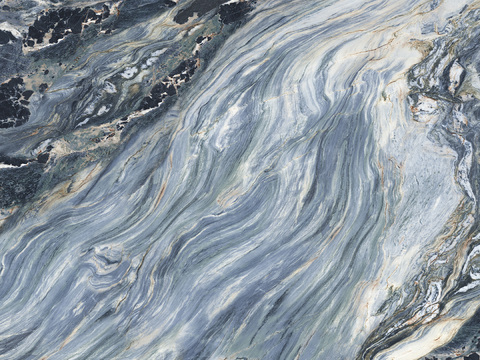 法式现代蓝色大理石奢石 潘多拉奢石