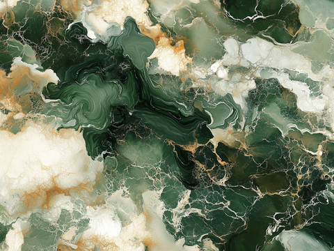 现代轻奢绿色奢石大理石