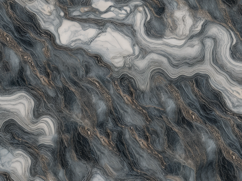 欧式轻奢奢石 黑白灰奢石大理石贴图