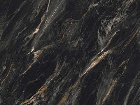 意式深色黑白奢石大理石