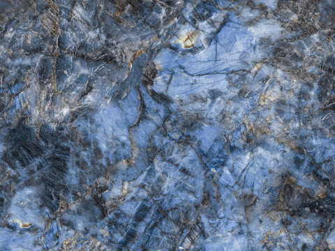 法式现代蓝色大理石奢石 潘多拉奢石