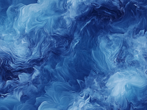 法式现代蓝色大理石奢石 潘多拉奢石