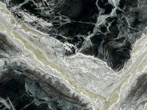 现代轻奢 绿奢石亚马逊绿大理石奢石 深绿色大理石瓷砖岩板