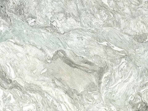 现代 中式 瑞士翡翠大理石 浅绿大理石奢石 灰山水大理石