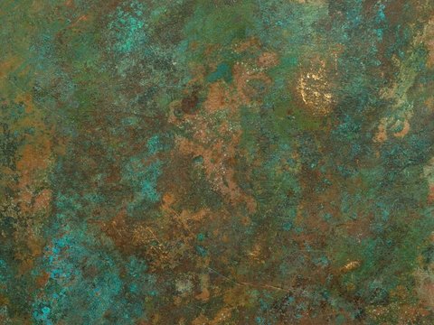 绿锈做旧金属板