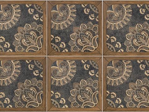  南洋复古花砖 