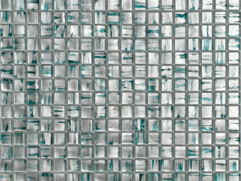 现代轻奢 简约 灰色玻璃马赛克 银丝绿色玻璃马赛克