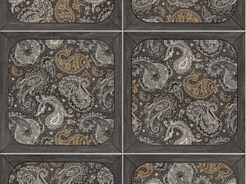  南洋复古花砖 