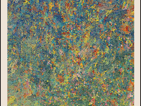 现代抽象艺术装饰画贴图