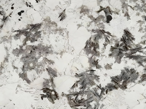 现代轻奢中式雪山银狐大理石白色大理石瓷砖岩板浅棕纹理大理石