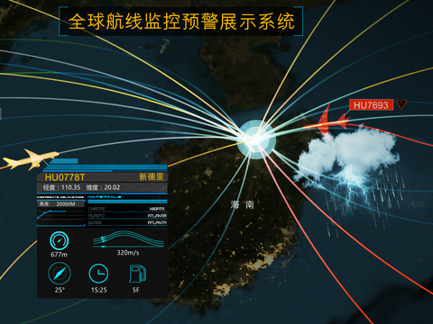 航线可视化 飞机航线 地图航线 全球航线 可视化大屏 地球互