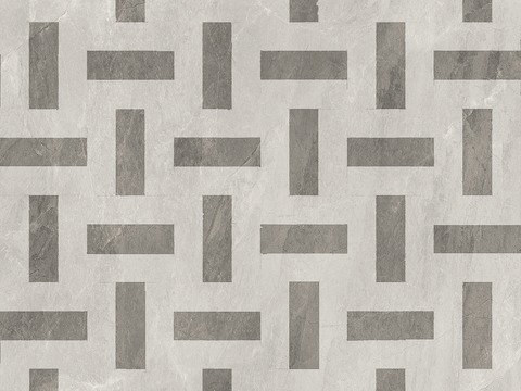 现代无缝轻奢石材拼花地面大理石贴图