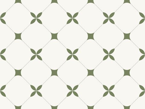 现代法式无缝绿色小法花砖贴图
