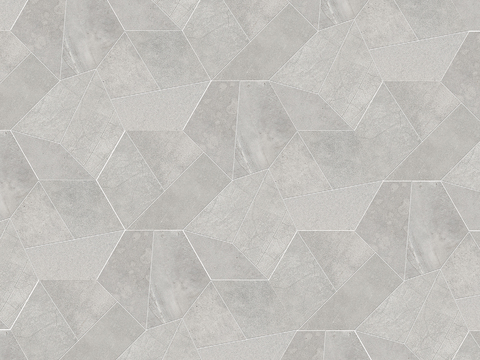 现代无缝石材拼花仿古石纹砖地面