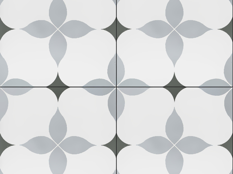  现代无缝浅色小花砖贴图 