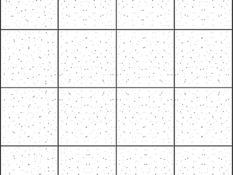 白色矿棉板扣板