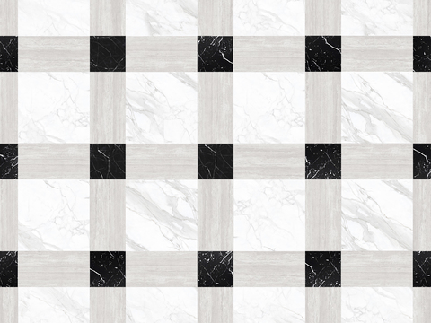 现代简约石材拼花贴图