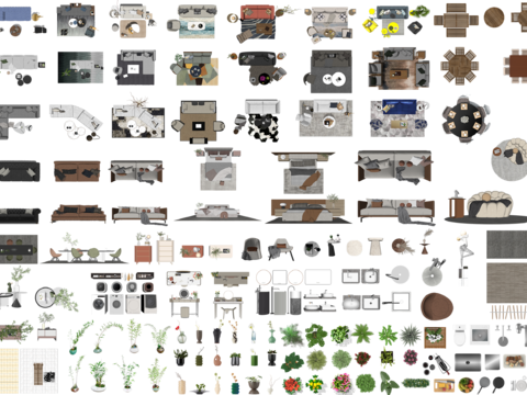 家具平面免抠图