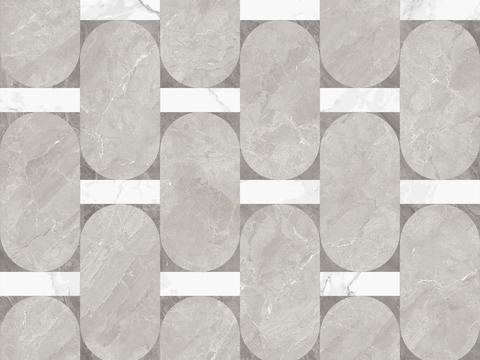 现代无缝石材地面石材拼花大理石