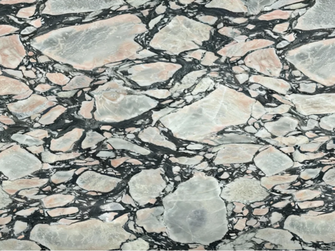 巴黎世家大理石宝格丽粉大理石宝格丽黑白色奢石网状网大理石