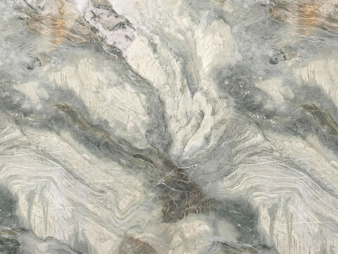 水墨青衣大理石 绿色大理石瓷砖岩板 绿色奢石 绿山水大理石