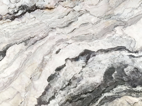 现代轻奢梵克雅灰大理石灰色大理石泼墨山水大理石烟雨江南大理石