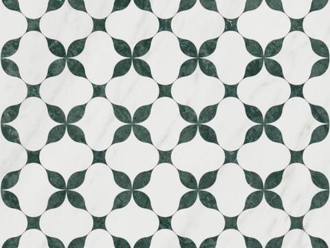  现代无缝浅色小花砖贴图 