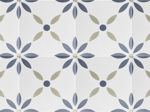  现代无缝浅色小花砖贴图 