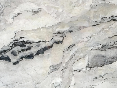 现代轻奢梵克雅灰大理石灰色大理石泼墨山水大理石烟雨江南大理石