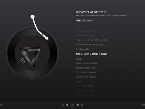  音乐播放电视屏幕 